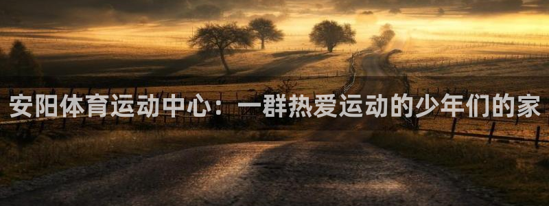 JJB竞技宝官方正版app五金厂：安阳体育运动中心：一群热爱