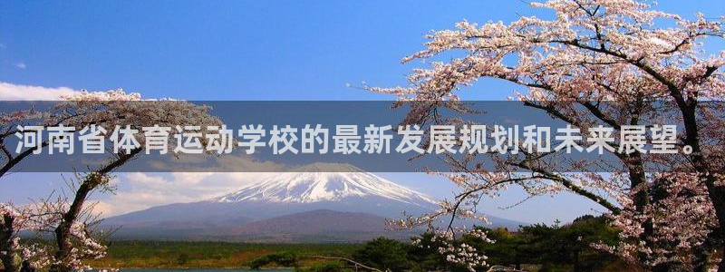JJB竞技宝官网下载开户：河南省体育运动学校的最新发展规划和