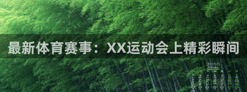 JJB竞技宝官方正版app科技：最新体育赛事：XX运