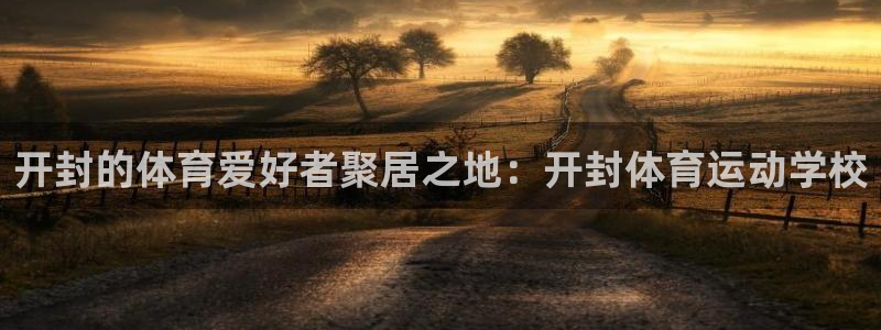 JJB竞技宝官网下载联系电话：开封的体育爱好者聚居之地：开封